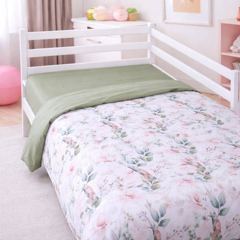 Комплект постельного белья  JUNIOR Poplin 00-9 birds and flowers - 9