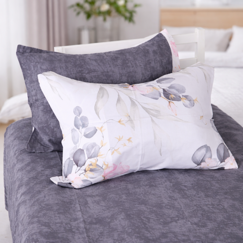 Комплект постельного белья  JUNIOR Poplin 00-7 pink flowers - 4