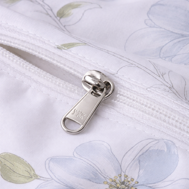 Комплект постельного белья  JUNIOR Poplin 00-1 olive flowers - 8