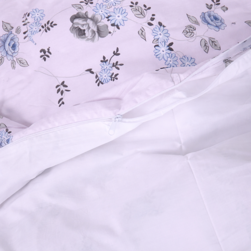 Комплект постельного белья Сатин JUNIOR 22-1377 Flowers on Snow - 8