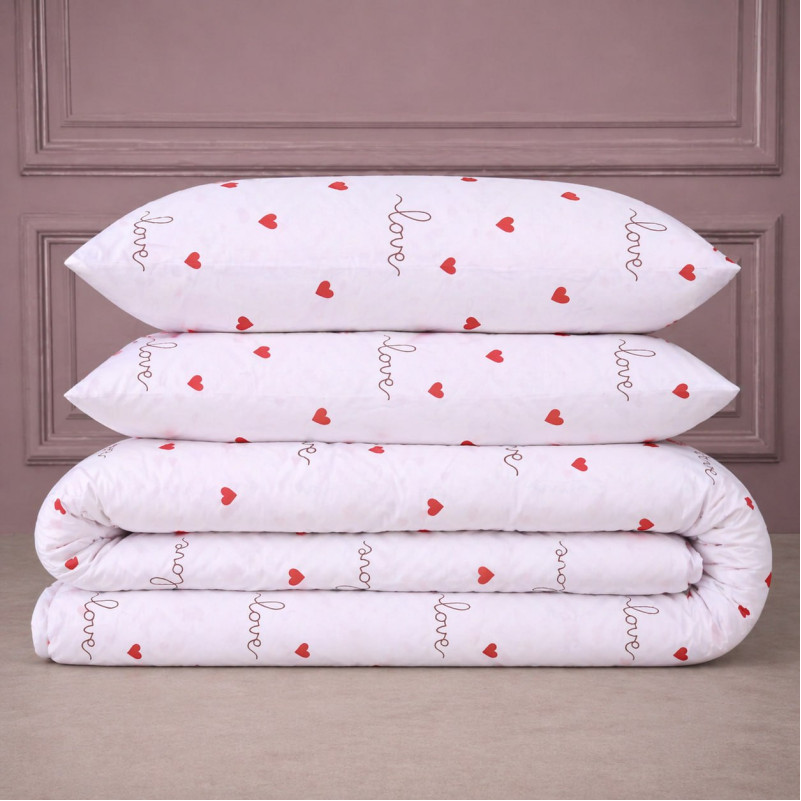 Комплект постельного белья Бязь 17-0963 Tiny Hearts