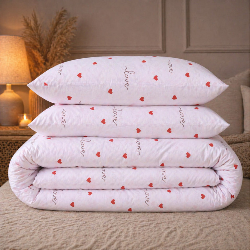 Комплект постільної білизни Ranforce Elite 17-0963 Tiny Hearts