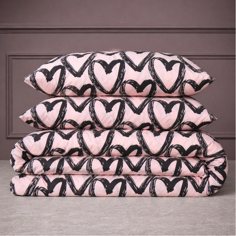 Комплект постельного белья Бязь 17-0962 Heart Lines