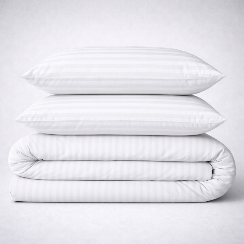 Постільна білизна Бязь 17-0605 Stripe White