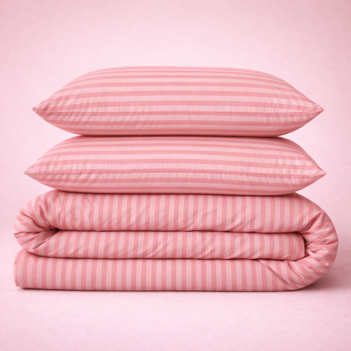 Пододеяльник Бязь 17-0607 Stripe Pink