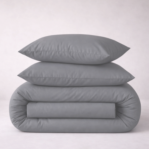 Комплект постельного белья Mirson Ranforce Elite 16-5703 Light Gray