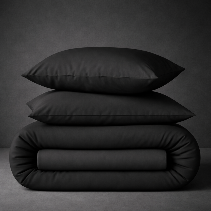 Пододеяльник Mirson Ranforce Elite 16-9000 Black Stone