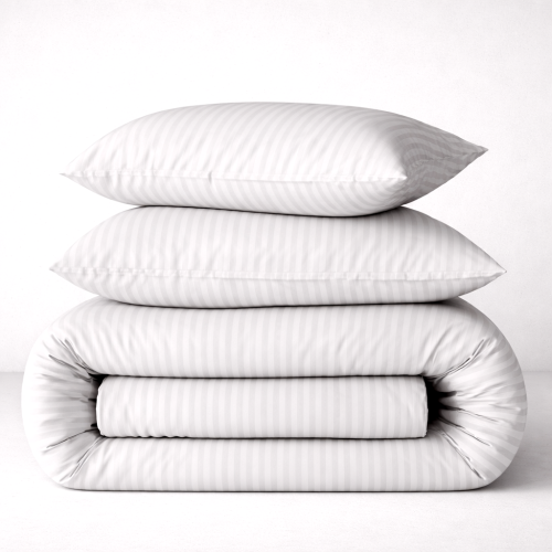 Комплект постельного белья MirSon Ranforce Elite 17-0605 Stripe White