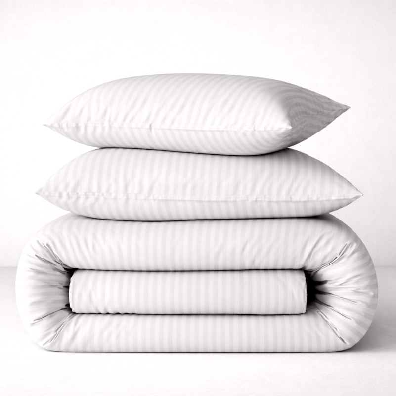 Пододеяльник MirSon Ranforce Elite 17-0605 Stripe White