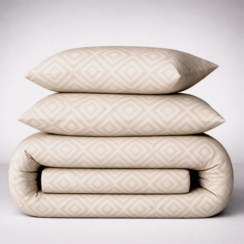 Комплект постільної білизни MirSon Ranforce Elite 17-0623 Geometry Creamy