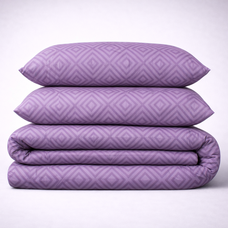 Постільна білизна Бязь 17-0626 Geometry Purple