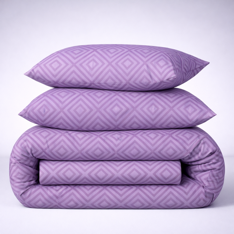 Комплект постільної білизни MirSon Ranforce Elite 17-0626 Geometry Purple