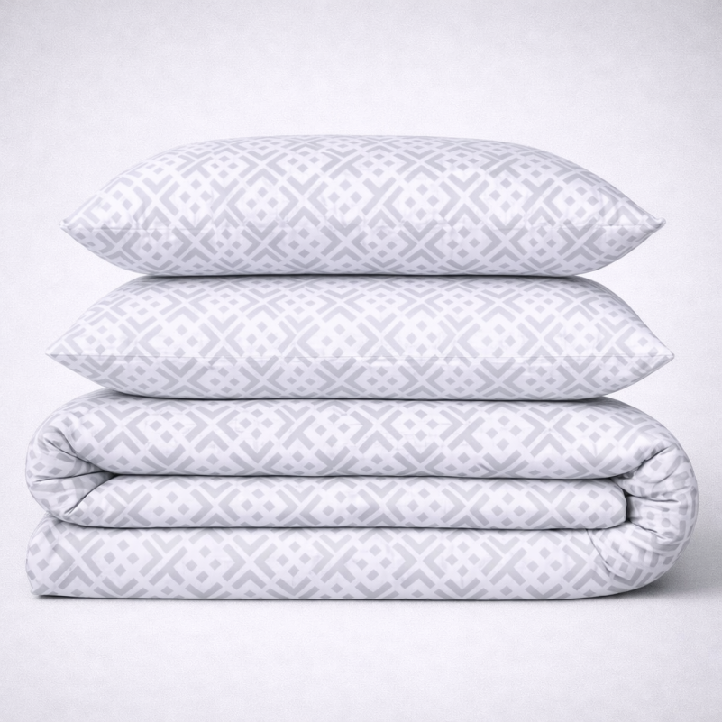 Комплект постільної білизни Бязь 17-0947 Abstract Gray