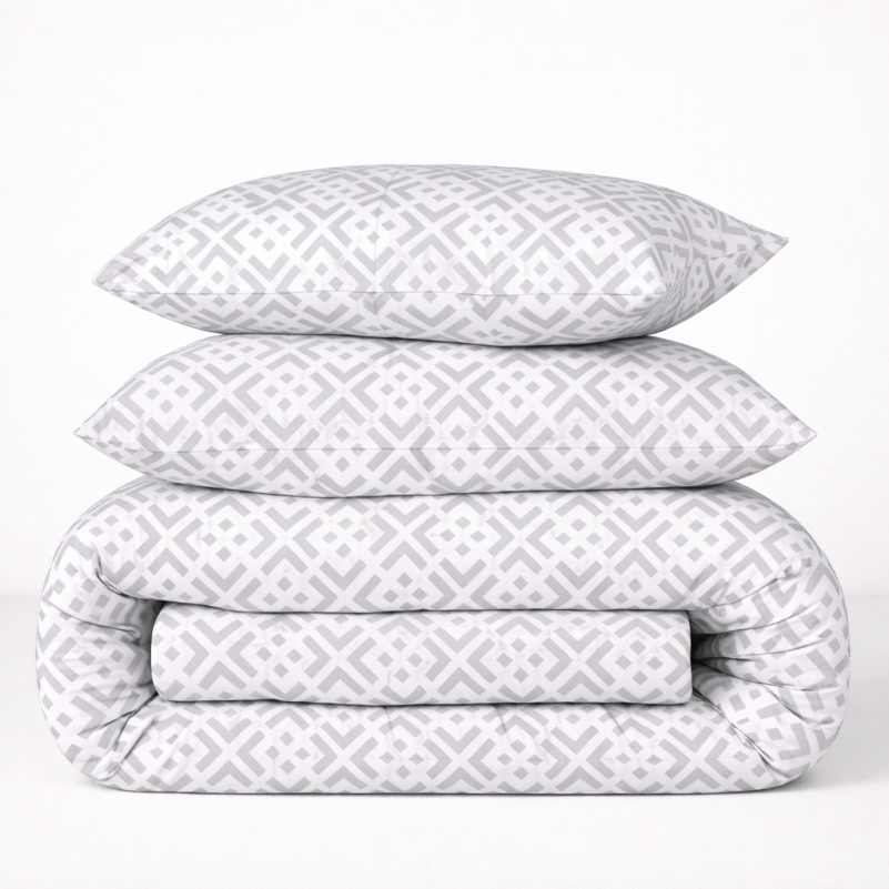 Комплект постільної білизни Ranforce Elite 17-0947 Abstract Gray