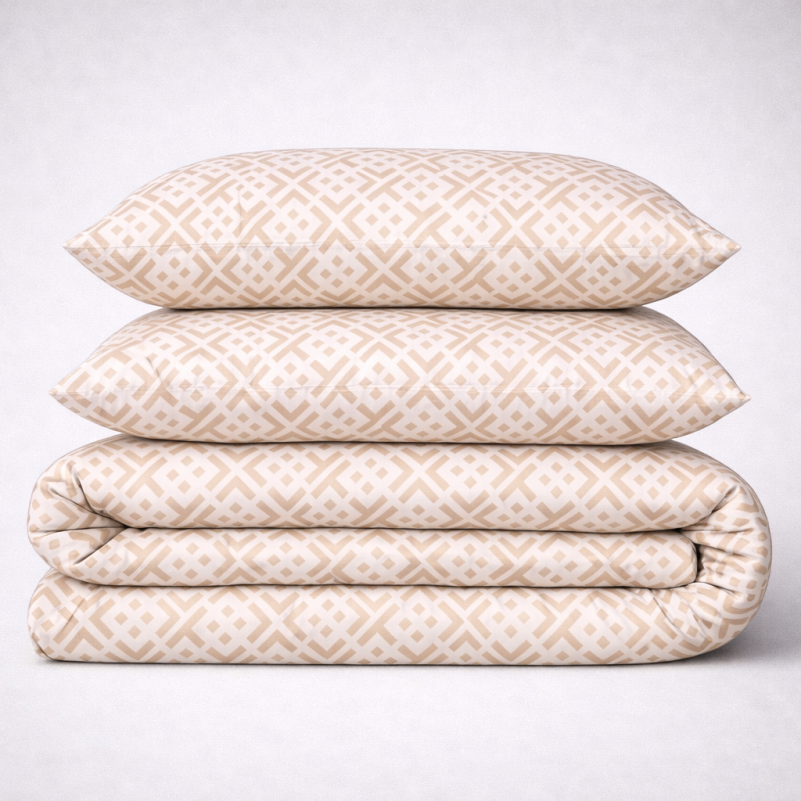 Комплект постільної білизни Бязь 17-0948 Abstract Beige