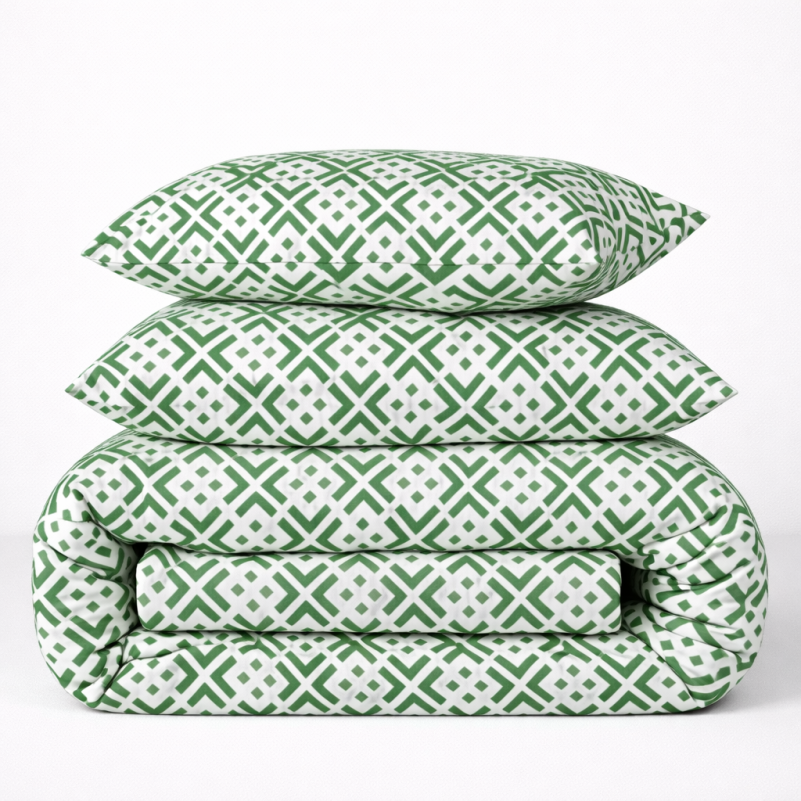 Пододеяльник Ranforce Elite 17-0951 Abstract Green