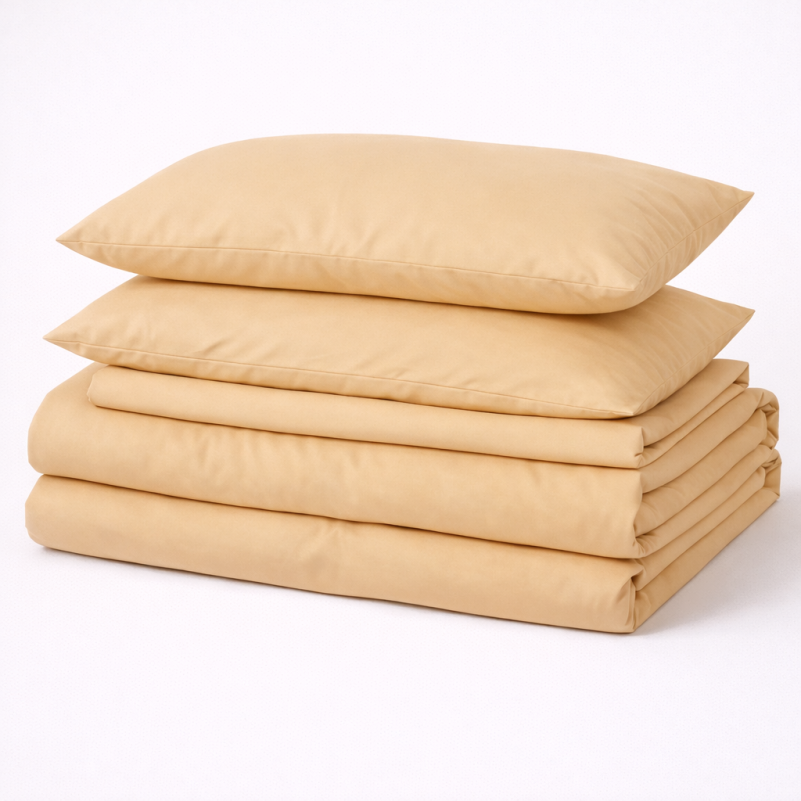 Простынь на резинке №12-0712 Vanila Mikrosatin Premium - высота 25 см (детские 10 см)