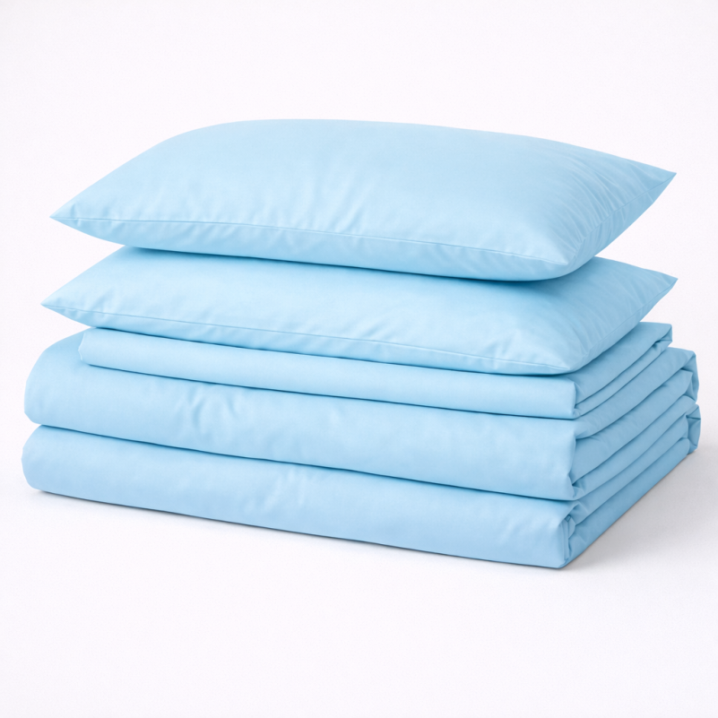 Простынь на резинке №12-4608 Clear Water Mikrosatin Premium - высота 25 см (детские 10 см)