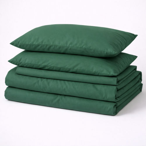 Комплект постельного белья №16-0237 Foliage Mikrosatin Premium Однотонный