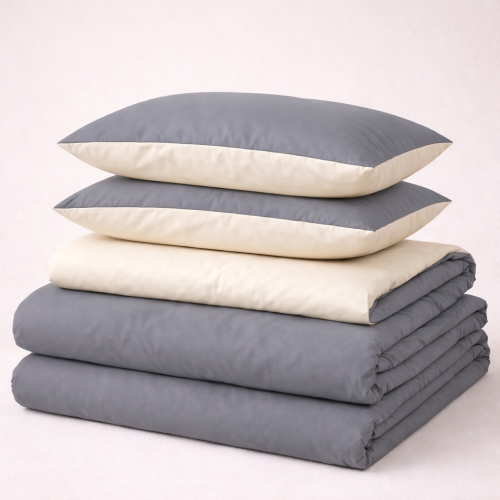 Комплект постельного белья Cambarco (12-0712 + 19-0000) Mikrosatin Premium Двухсторонний