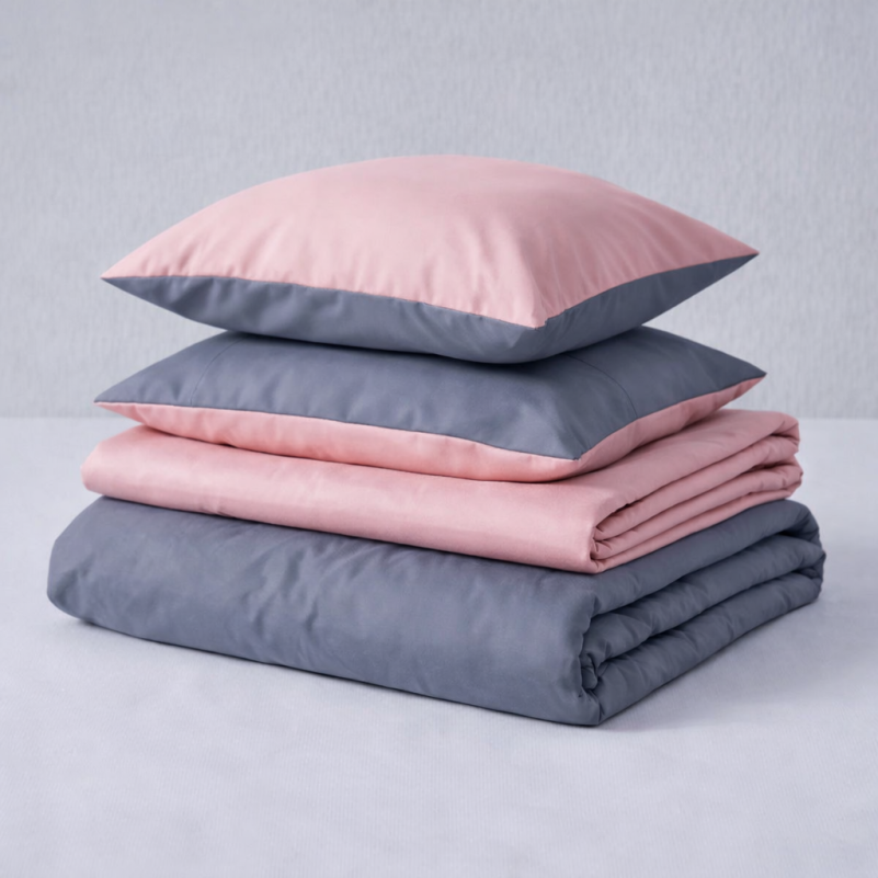 Наволочка Estivella (15-1415 + 19-0000) Mikrosatin Premium Двухсторонняя