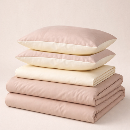 Комплект постельного белья Temisas (12-0712 + 15-1214) Mikrosatin Premium Двухсторонний