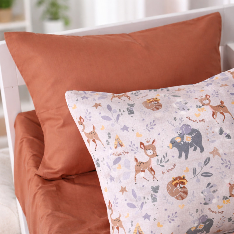 Комплект постельного белья Ranforce Elite TEENAGER 17-0913 Wild Friends - 7