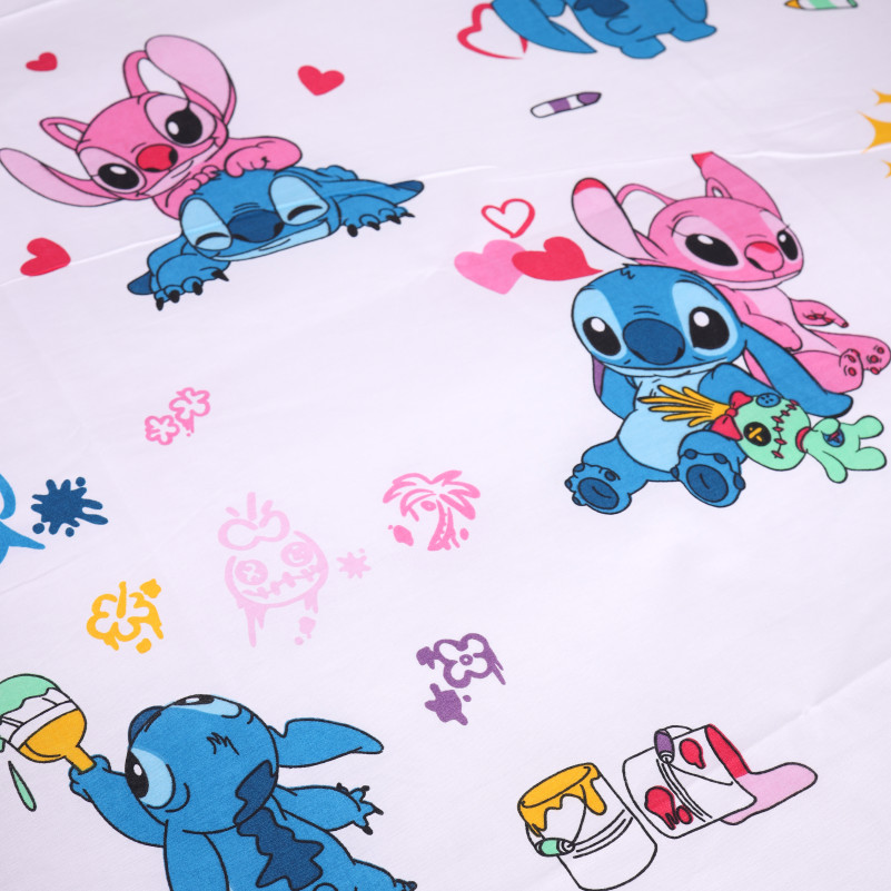 Комплект постельного белья Бязь JUNIOR 17-0909 Cute Stitch White - 6