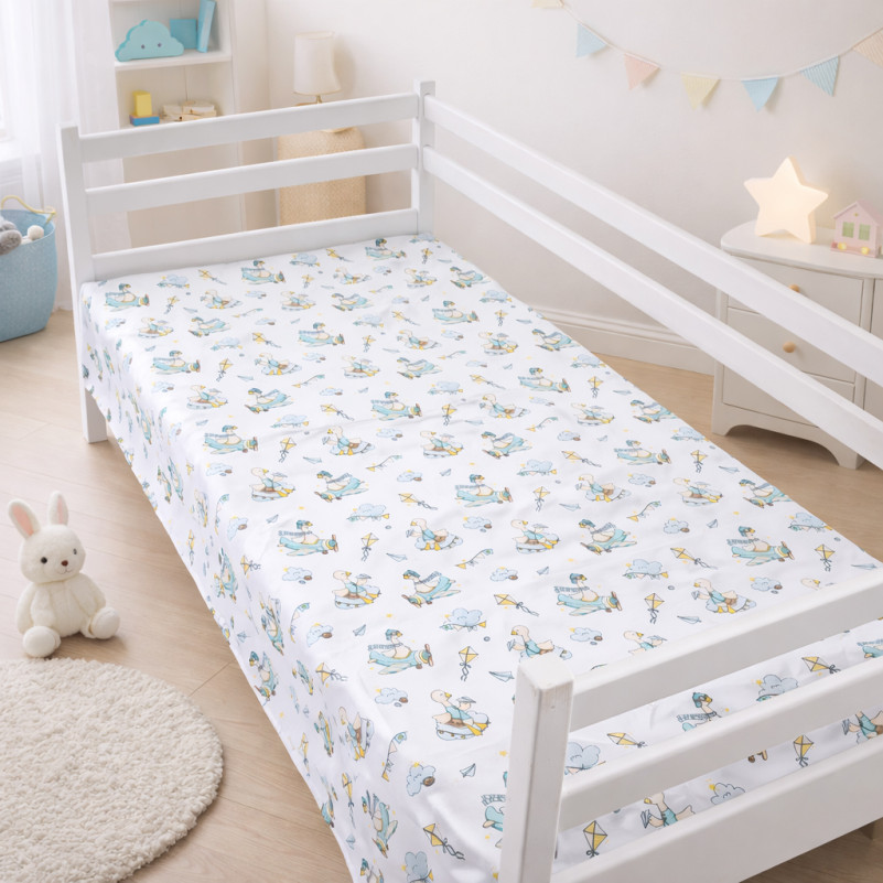 Комплект постельного белья Бязь JUNIOR 17-0927 Little Goose - 11