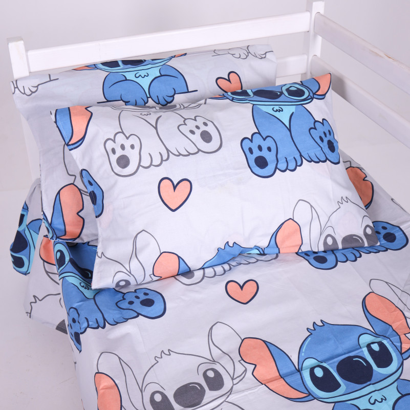 Комплект постельного белья Бязь JUNIOR 17-0911 Stitch Vibes Beige - 6