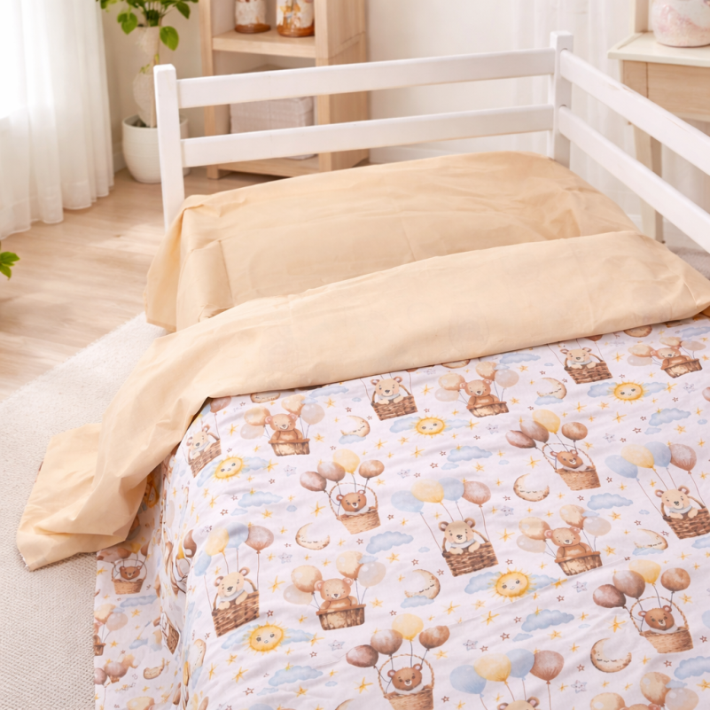 Комплект постельного белья Бязь JUNIOR 17-0912 Sky Friends - 11