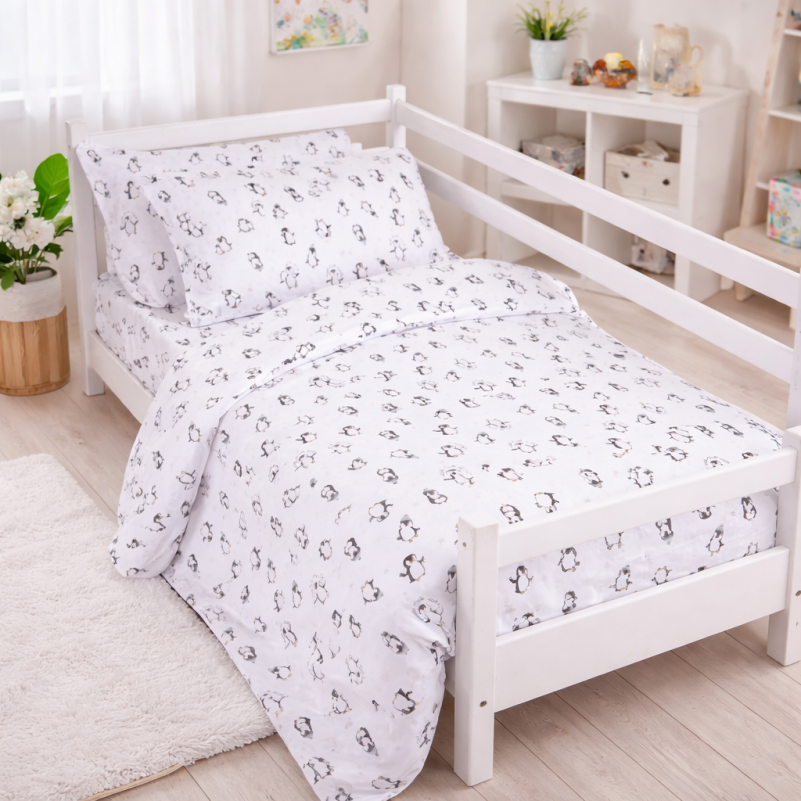 Комплект постельного белья Бязь JUNIOR 17-0929 Sweet Penguin - 10