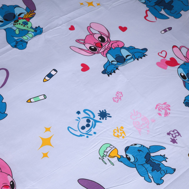 Комплект постельного белья Бязь JUNIOR 17-0908 Cute Stitch Blue - 10