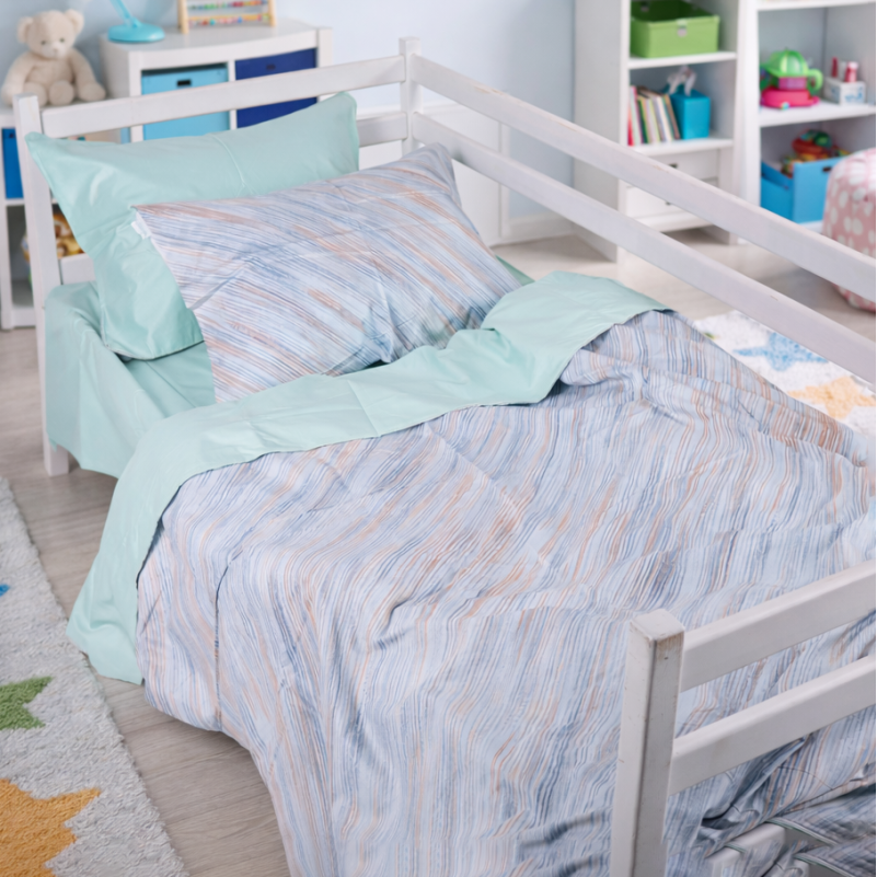 Комплект постельного белья Сатин JUNIOR 22-1416 Pastel Dream - 9