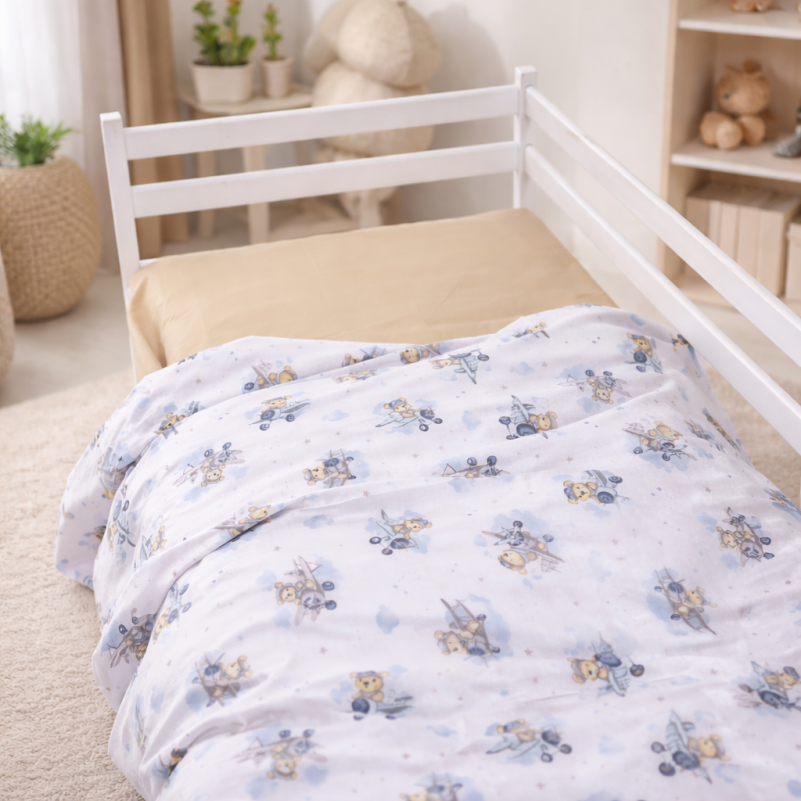 Комплект постельного белья Бязь JUNIOR 17-0921 Tiny Pilot - 8