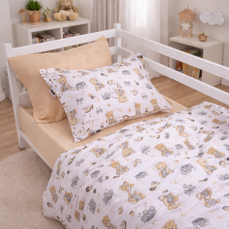 Пододеяльник Ranforce Elite 17-0917 Little Teddy gray - 1