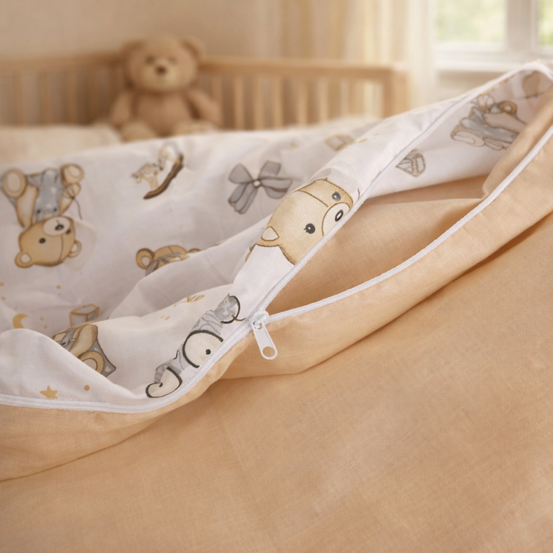 Пододеяльник Ranforce Elite 17-0917 Little Teddy gray - 3