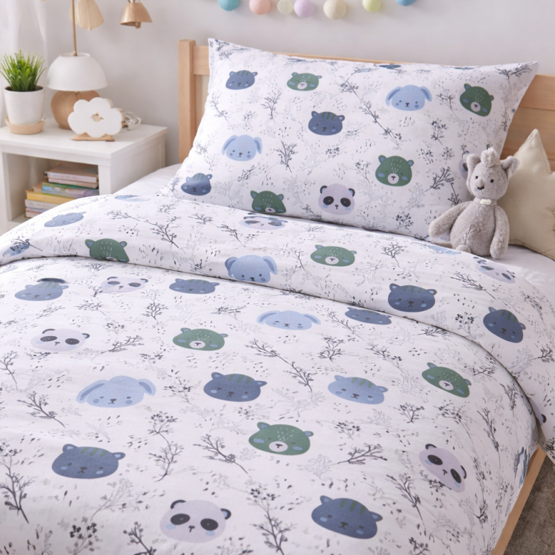 Комплект постільної білизни Бязь TEENAGER 17-0933 Panda Friends - 9