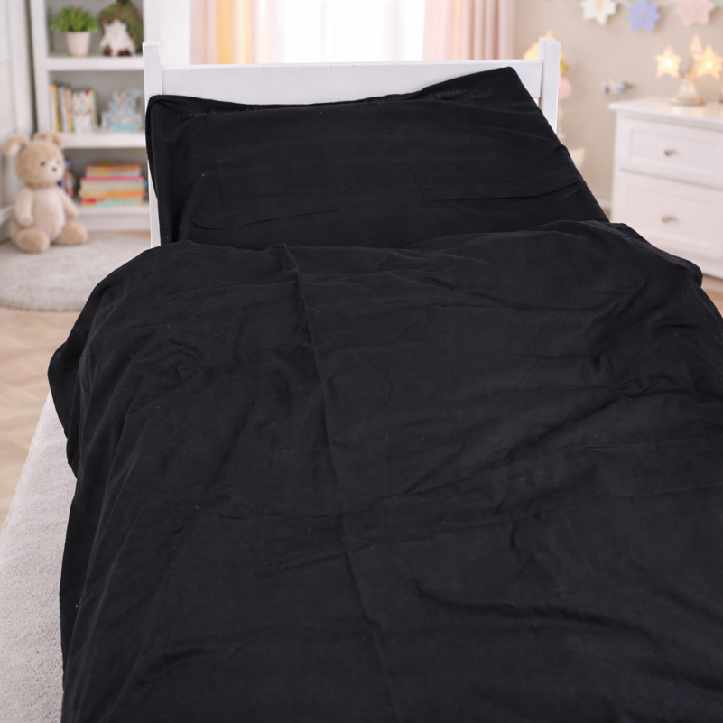 Комплект постельного белья JUNIOR Фланель 002 Black - 10