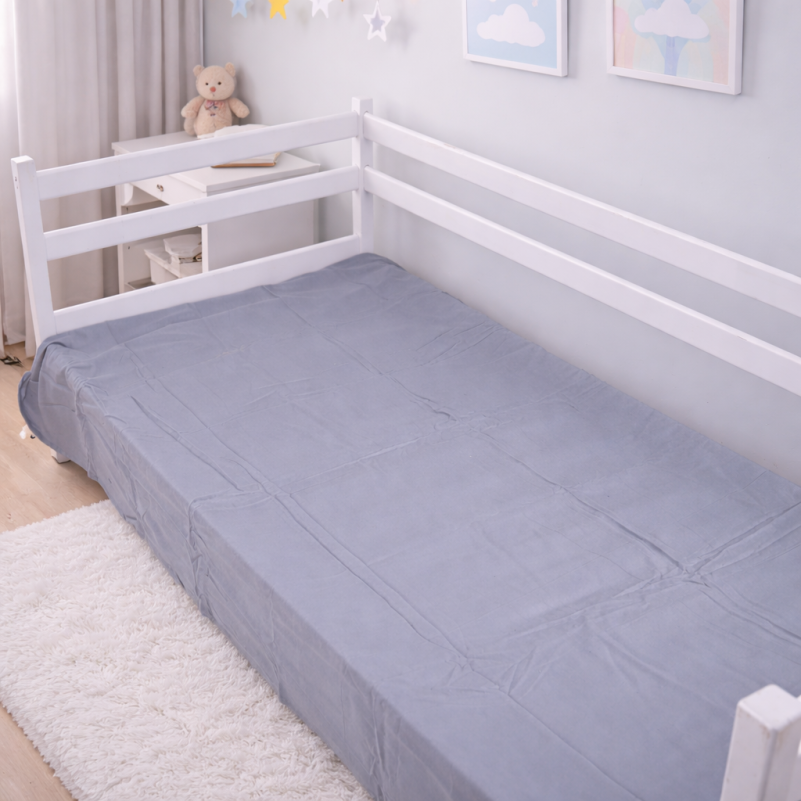 Комплект постельного белья JUNIOR Фланель 001 Ash grey - 9