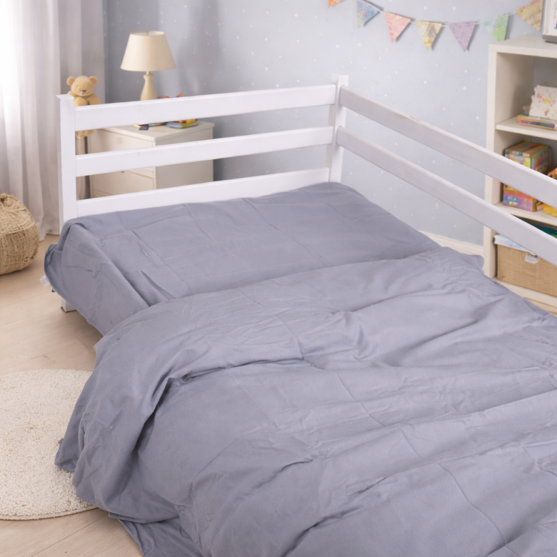 Комплект постельного белья JUNIOR Фланель 001 Ash grey - 10