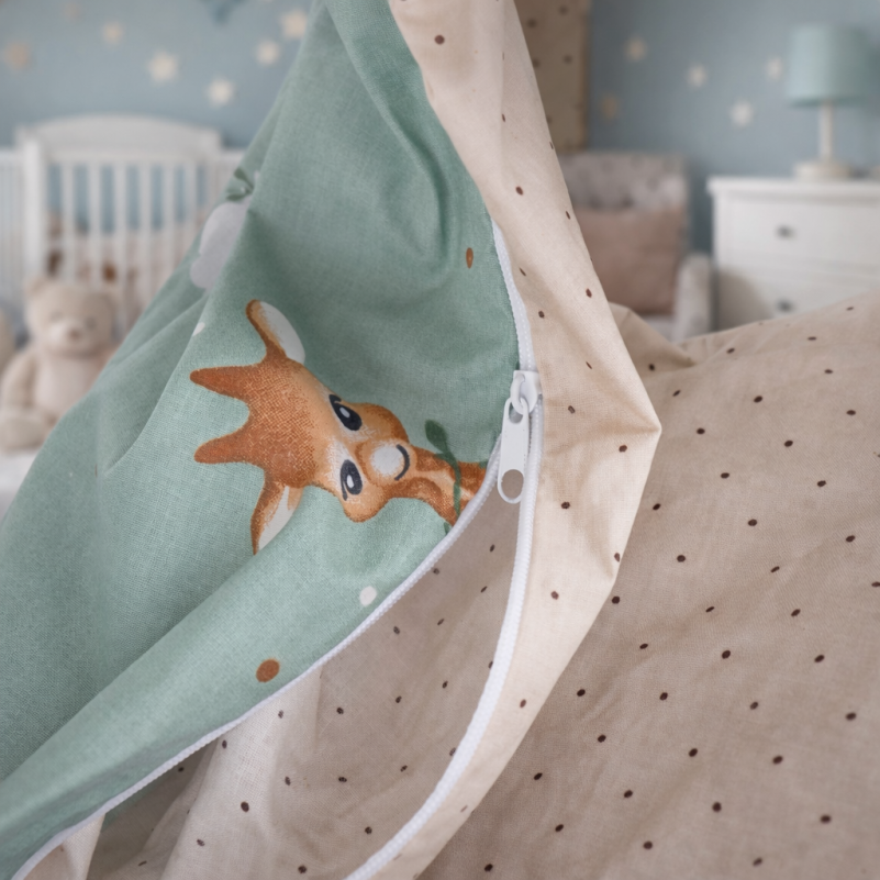 Комплект постельного белья JUNIOR Poplin Line Kids 02 Giraffe - 9