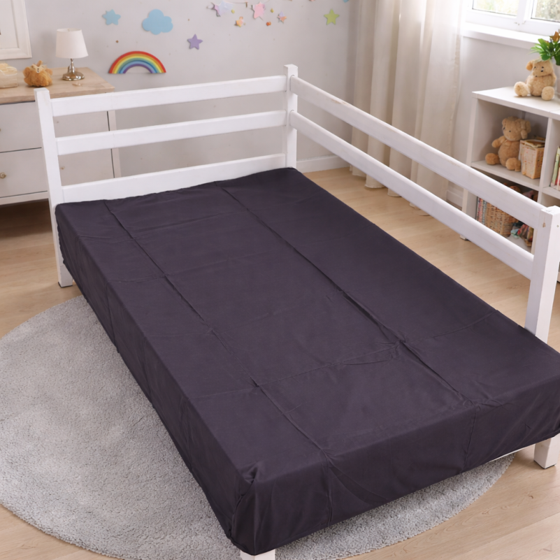 Комплект постельного белья Сатин JUNIOR Satin Light Pro 10-005 Dark Gray - 6