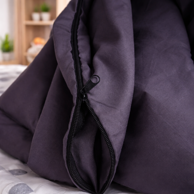 Комплект постельного белья Сатин JUNIOR Satin Light Pro 10-005 Dark Gray - 8