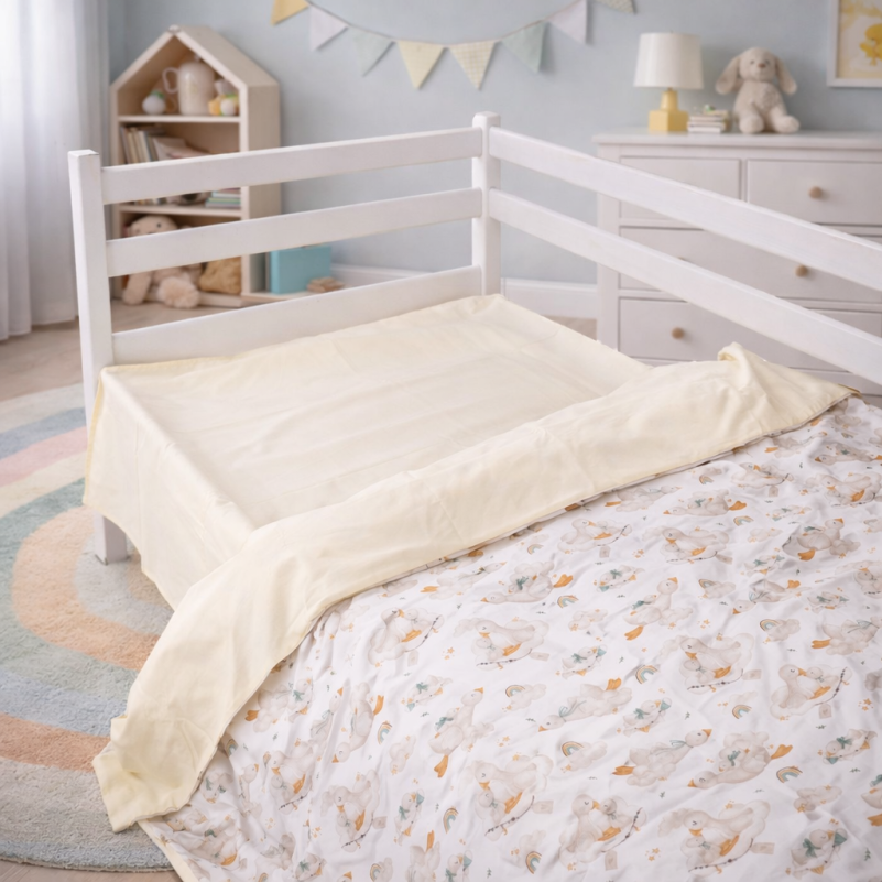 Комплект постельного белья Сатин JUNIOR Kids Time 22-1419 Sleepy ducklings - 9