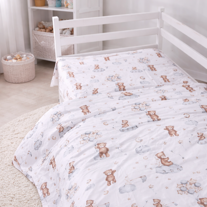 Комплект постельного белья JUNIOR Фланель 010 Teddy ballons - 9