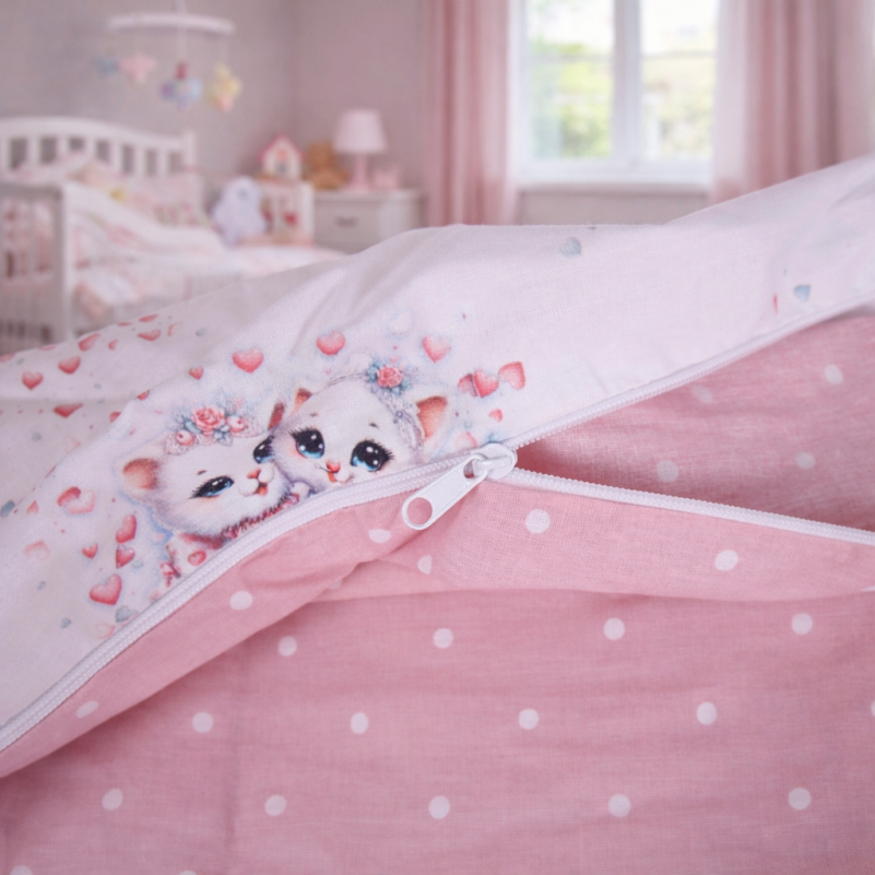 Комплект постельного белья JUNIOR Poplin Line Kids 04 Cats - 8