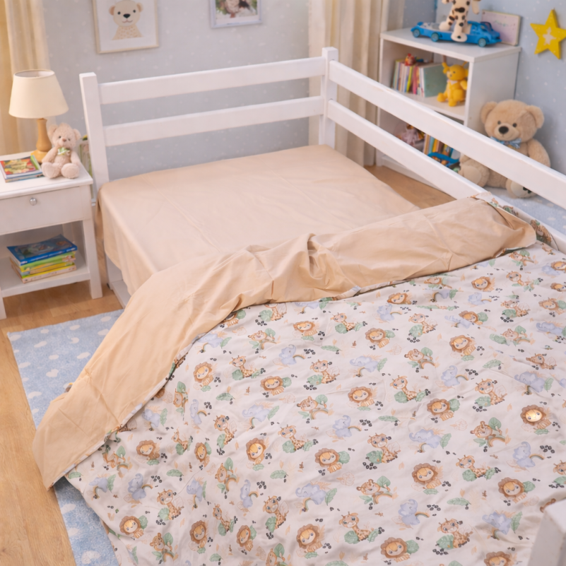 Комплект постельного белья Сатин JUNIOR Kids Time 22-1418 Safari baby - 7