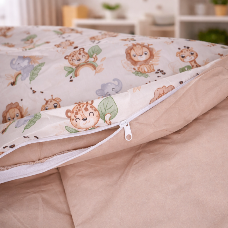 Комплект постельного белья Сатин JUNIOR Kids Time 22-1418 Safari baby - 6