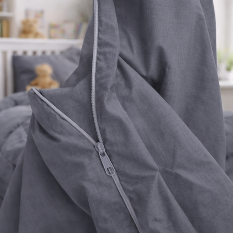 Комплект постельного белья Сатин JUNIOR Satin Light Pro 10-004 Gray - 7